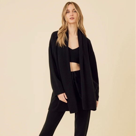 One Grey Day (OGD) Cashmere Cardigan - Picture 2 of 10